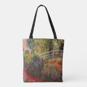 Japanse Bridge Water Lily Pond van Claude Monet Tote Bag (Achterkant)