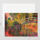 Japanse brug | Claude Monet (Voorkant / Achterkant)
