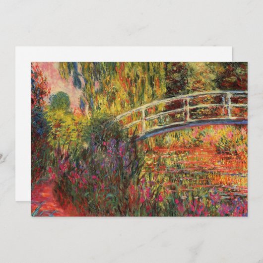 Japanse brug | Claude Monet (Voorkant / Achterkant)