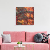 Japanse Brug - Claude Monet - c1920 Canvas Afdruk (Insitu (Woonkamer))