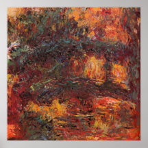 Japanse brug - Claude Monet - c1920