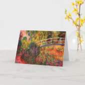 Japanse brug | Claude Monet Kaart (Gele Bloem)