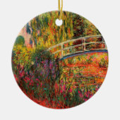 Japanse brug | Claude Monet Keramisch Ornament (Voorkant)
