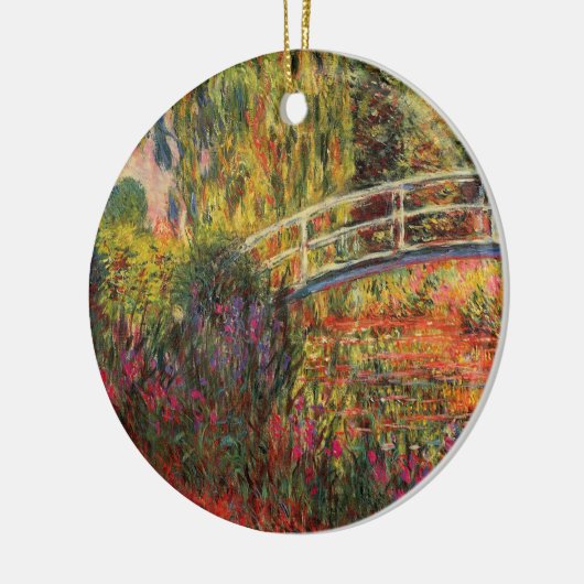Japanse brug | Claude Monet Keramisch Ornament (Links)
