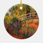 Japanse brug | Claude Monet Keramisch Ornament (Achterkant)