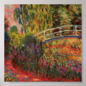  Japanse brug Claude Monet Poster (Voorkant)