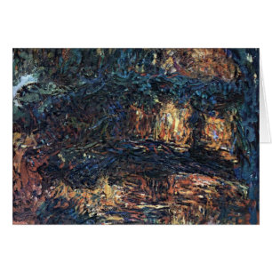 Japanse Brug door Claude Monet, Vintage Fine Art