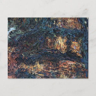 Japanse Brug door Claude Monet, Vintage Fine Art Briefkaart