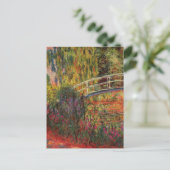 Japanse brug door Monet Briefkaart (Staand voorkant)