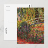 Japanse brug door Monet Briefkaart (Voorkant / Achterkant)