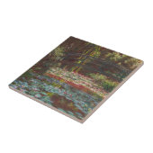 Japanse brug en waterlilies van Claude Monet Tegeltje (Zijkant)