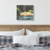  Japanse brug in Giverny Claude Monet Canvas Afdruk (Insitu (Slaapkamer))