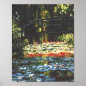  Japanse brug in Giverny Claude Monet Poster (Voorkant)