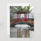 Japanse brug in Hilo, Hawaii Briefkaart (Voorkant / Achterkant)