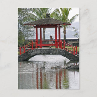 Japanse brug in Hilo, Hawaii Briefkaart