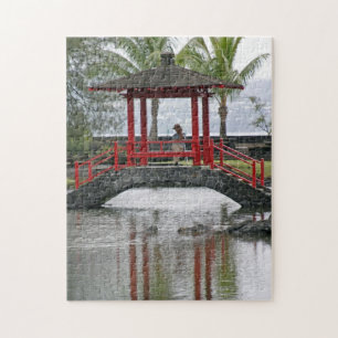 Japanse brug in Hilo, Hawaii Legpuzzel