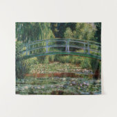 Japanse brug over water Lily Pond door Monet Wandkleed (Voorkant (horizontaal))