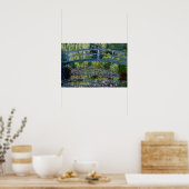 Japanse brug - Pont Japonais - van Claude Monet Poster (Keuken)