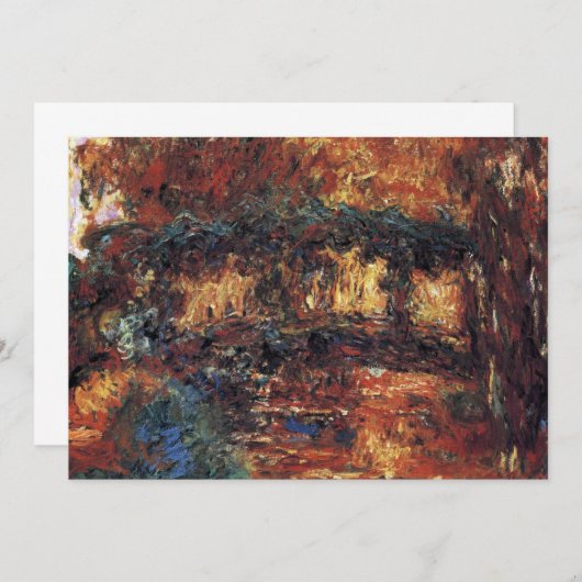 Japanse brug van Claude Monet,  Kunst (Voorkant / Achterkant)