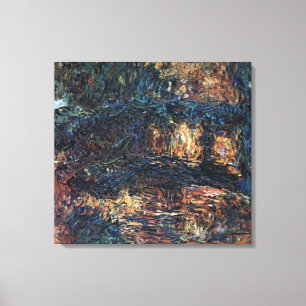 Japanse brug van Claude Monet, Kunst Canvas Afdruk