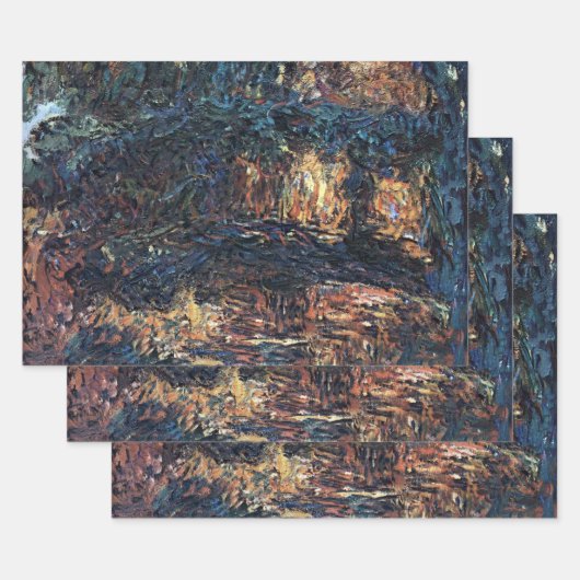 Japanse brug van Claude Monet,  Kunst Inpakpapier Vel (Set)