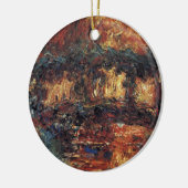 Japanse brug van Claude Monet,  Kunst Keramisch Ornament (Links)
