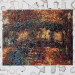 Japanse brug van Claude Monet,  Kunst Legpuzzel<br><div class="desc">De Japanse brug (1919-1924) van Claude Monet is een impressionistische kunst natuur schilderij in warms tones van een mooie herfstavond. Een deel van een serie Japanse voetbrugschilderijen die Monet schilderde in zijn voorjaarsbloementuinen in Giverny, Frankrijk. Over de kunstenaar: Claude Monet (1840-1926) was een oprichter van de Franse impressionistische schilderbeweging, waarbij...</div>