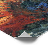 Japanse brug van Claude Monet,  Kunst Poster (Hoek)