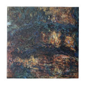 Japanse brug van Claude Monet,  Kunst Tegeltje (Voorkant)