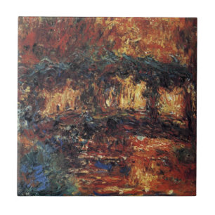 Japanse brug van Claude Monet,  Kunst Tegeltje