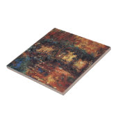 Japanse brug van Claude Monet, Kunst Tegeltje (Zijkant)