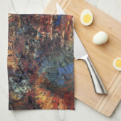 Japanse brug van Claude Monet, Kunst Theedoek (Quarter Fold)