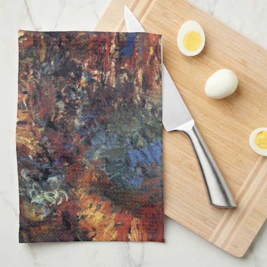 Japanse brug van Claude Monet,  Kunst Theedoek (Quarter Fold)