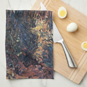 Japanse brug van Claude Monet,  Kunst Theedoek (Quarter Fold)