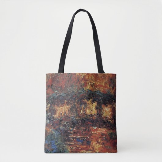 Japanse brug van Claude Monet,  Kunst Tote Bag (Voorkant)