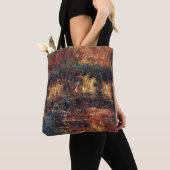 Japanse brug van Claude Monet,  Kunst Tote Bag (Dichtbij)