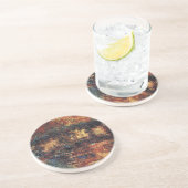 Japanse Brug van Claude Monet, Vintage Fine Art Zandsteen Onderzetter (Zijkant)