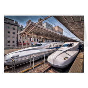 Japanse bullettreinen op station Tokyo