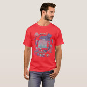 Japanse Bureaublad grappig grappig T-shirt (Voorkant volledig)