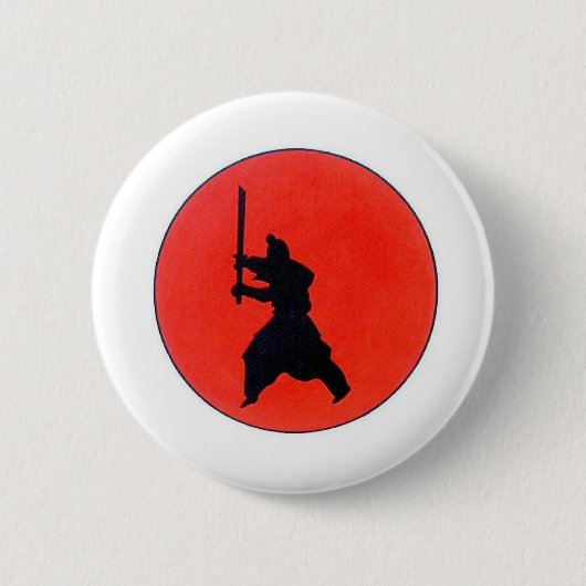 Japanse Bushido 6 cm rondebadge Ronde Button 5,7 Cm (Voorkant)