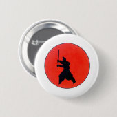 Japanse Bushido 6 cm rondebadge Ronde Button 5,7 Cm (Voorkant /achterkant)