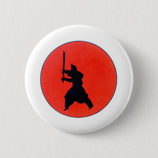 Japanse Bushido 6 cm rondebadge Ronde Button 5,7 Cm (Voorkant)