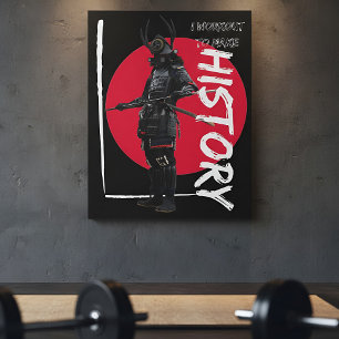 Japanse Bushido Decoratie - Retro Rijzende Zon Sam