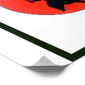 Japanse bushido-weg van de aanvoerder poster (Hoek)