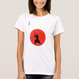 Japanse bushido-weg van de aanvoerder t-shirt