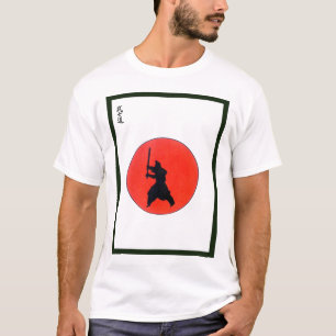 Japanse bushido-weg van de aanvoerder t-shirt