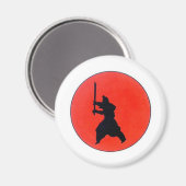 Japanse Bushido-weg van de Warrior Magnet (Voorkant / Achterkant)