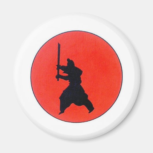 Japanse Bushido-weg van de Warrior Magnet (Voorkant)