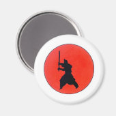 Japanse Bushido-weg van de Warrior Magnet (Voorkant / Achterkant)