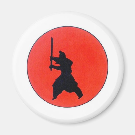 Japanse Bushido-weg van de Warrior Magnet (Voorkant)
